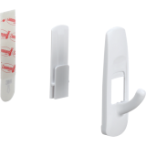 Command™ Adhesive Medium Mounting Hooks White 6/pkg