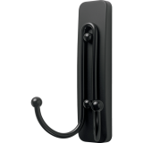 Command™ Decorative Double Hook Large Matte Black