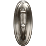 Command™ Decorative Adhesive Hooks Traditional Brushed Nickel 3/pkg