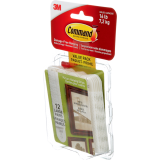 Command™ Adhesive Picture Hanging Strips Large White 12 sets/pkg