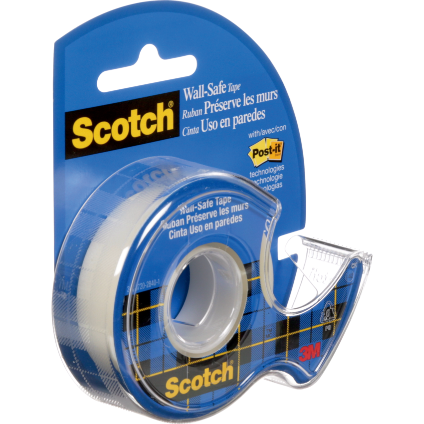 Scotch Wall-Safe Tape, (3/4)