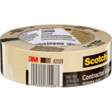 Scotch® Contractor Grade Masking Tape 1-1/2" (36mm x 55m)