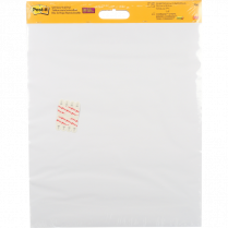 Post-It® Self Stick Wall Pad Plain 20" x 23" 20 sheets/pad 2 pads/pkg