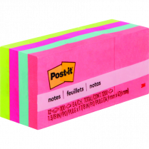 Post-it® Notes 1-1/2" x 2" Poptimistic 12/pkg