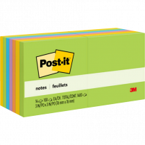 Post-it® Notes 3" x 3" Floral Fantasy 14/pkg