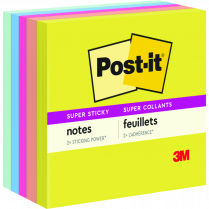 Post-it® Super Sticky Notes 3" x 3" Summer Joy 5/pkg
