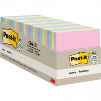 Post-it® Recycled Notes Cabinet Pack 3" x 3" Sweet Sprinkles 24/pkg