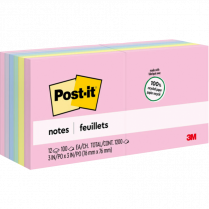 Post-it® Greener Notes 3" x 3" Sweet Sprinkles 12/pkg