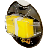 Post-it® Desk Grip Flag Dispenser 1" 200 flags per dispenser Yellow