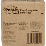 Post-it® Desk Grip Flag Dispenser 1" 200 flags per dispenser Yellow
