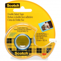 Scotch® Double-Sided Tape 3/4" (19.1mm x 10.2m)