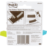 Post-it® Page Markers 1/2" x 2" 100 sheets per pad Vibrant Colours 5 pads/pkg