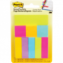Post-it® Notes and Page Markers Combo Pack Assorted Colours