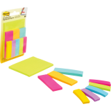 Post-it® Notes and Page Markers Combo Pack Assorted Colours