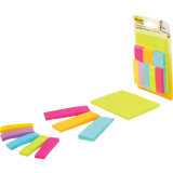 Post-it® Notes and Page Markers Combo Pack Assorted Colours