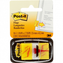 Post-it® Printed Flags Sign Here Icon 50/pkg