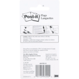 Post-it® Flags 1" 20 sheets per pad, Bright Blue, Purple, Bright Green 3 pads/pkg