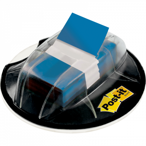 Post it Desk Grip Flag Dispenser 1 200 Flags Per Dispenser Blue Monk 