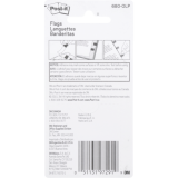 Post-it® Flags 1" 20 sheets per pad Orange, Lime and Pink 3 pads/pkg