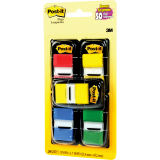 Post-it® Flags Value Pack with 50 Bonus 1" 50 flags per dispenser Assorted Colours 4 dispensers/pkg