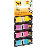 Post-it® Flags 1/2" 35 flags per dispenser Yellow, Purple, Pink and Blue 4 dispensers/pkg