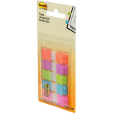 Post-it® Flags 1/2" 20 flags per pad Assorted Bright Colours 5 pads/pkg