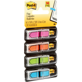 Post-it® Mini Flag Arrows 1/2" 24 flags x 4 dispensers/pkg Assorted Fashion Colours 