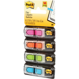 Post-it® Mini Flag Arrows 1/2" 24 flags x 4 dispensers/pkg Assorted Fashion Colours 