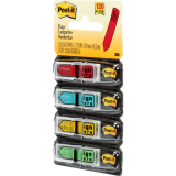 Post-it® Mini Flags Sign Here Arrow Action Set 1/2" x 1-11/16" 30 flags x 4 dispensers/pkg Assorted Colours