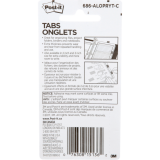 Post-it® Tabs 1" 12 Tabs per Pad Assorted Colours 3 pads/pkg