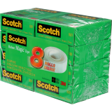Scotch® Magic™ Invisible Tape Refill 3/4" (19mm x 25.4m) Clear 8/pkg