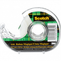 Scotch® Magic™ Invisible Tape With Dispenser 1/2" (12.7mm x 32.9m)