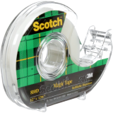 Scotch® Magic™ Invisible Tape With Dispenser 1/2" (12.7mm x 32.9m)