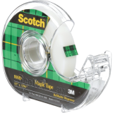 Scotch® Magic™ Invisible Tape With Dispenser 1/2" (12.7mm x 32.9m)