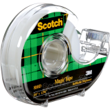 Scotch® Magic™ Invisible Tape With Dispenser 3/4" (19mm x 32.9m)