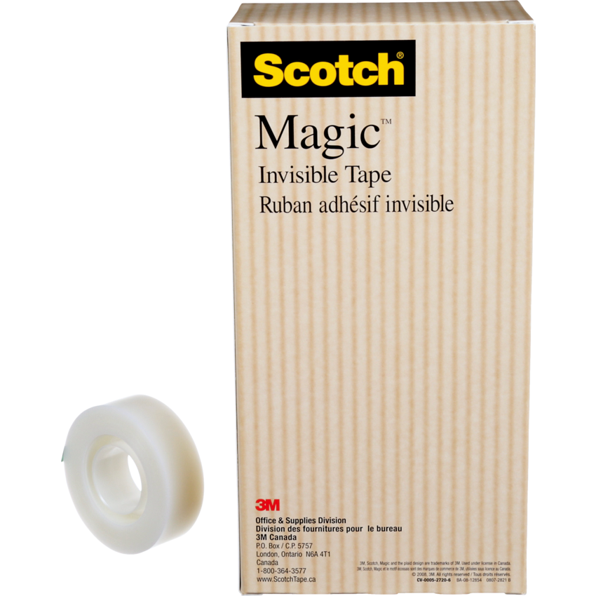 Scotch Magic 810 Invisible Adhesive Tape 19mm x 33m