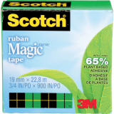 Scotch® Magic™ Invisible Tape (19mm x 22.8m) 3/4" 2/pkg