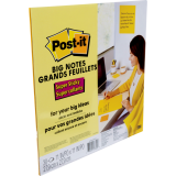 Post-it® Super Sticky Big Notes 11" x 11", Yellow, 30sheet/pad