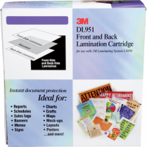 3M Laminating System Cartridge for LS950 Front and Back 100'
