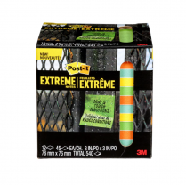 Post-it® Extreme Notes 3" x 3" Assorted Colours 12/pkg