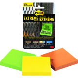 Post-it® Extreme Notes 3" x 3" Assorted Colours 3/pkg