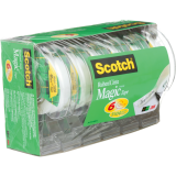 Scotch® Magic™ Invisible Tape Dispensers 3/4" (19mm x 21.5m) Clear 6/pkg