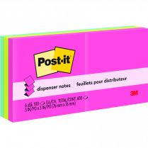 Post-it® Pop-up Notes 3" x 3" Poptimistic 6/pkg