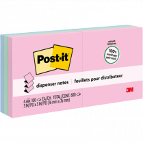 Post-it® Greener Pop-up Notes 3" x 3" Sweet Sprinkles 6/pkg