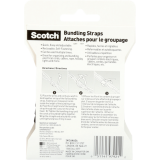 Scotch® Bundling Straps 8" x 1/2" Black 6/pkg