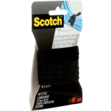 Scotch® Bundling Straps 8" x 1/2" Black 6/pkg