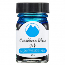 Monteverde Fountain Pen Ink 30ml Caribbean Blue