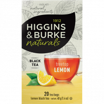 HIGGINS & BURKE TEA LEMON BLACK 20BAGS