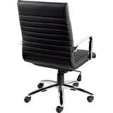 Offices to Go® Ultra Tilter Chair High Back Leather Luxhide Black