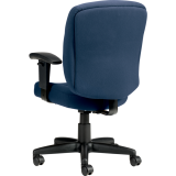 Offices To Go® Yoho Plus Task Chair with Arms Pacific Blue